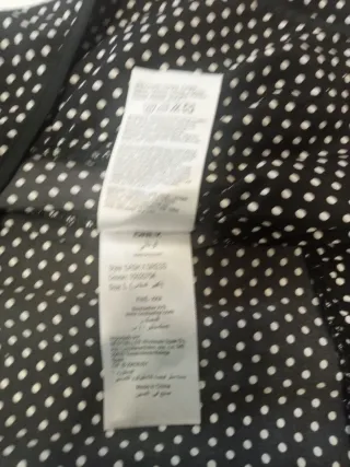 Vestido Pin Up Lunares Rojo y Negro Talla L