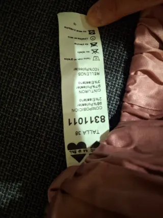 Vestido único para ocasión especial rosa