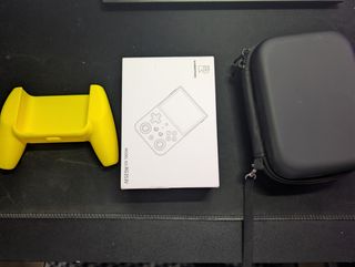 Consola Anbernic RG353V Morado + Grip + Funda