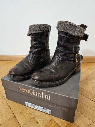 NeroGiardini stivaletti pelle 38 da riparare