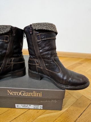NeroGiardini stivaletti pelle 38 da riparare
