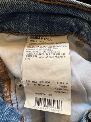 Pantalón tejano Bimba y Lola Talla 38