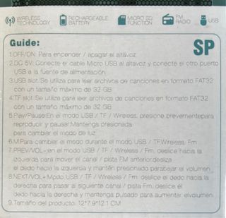 Mini Altavoz Portátil Bluetooth RGB Flame Light