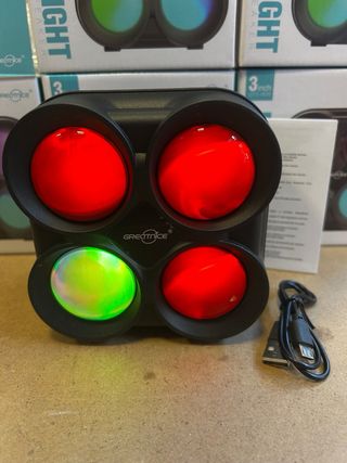 Mini Altavoz Portátil Bluetooth RGB Flame Light