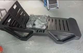 Set 2 Tumbonas + Mesa Negra