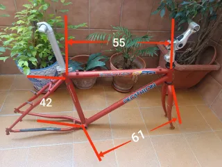 Cuadro Bicicleta Rockrider 520 Acero