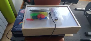 Caja Luminosa Madera Montessori