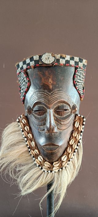Máscara Kuba Africana R. D. Congo