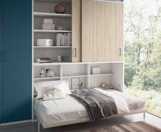 CAMA ABATIBLE CON ARMARIO EXPLORA