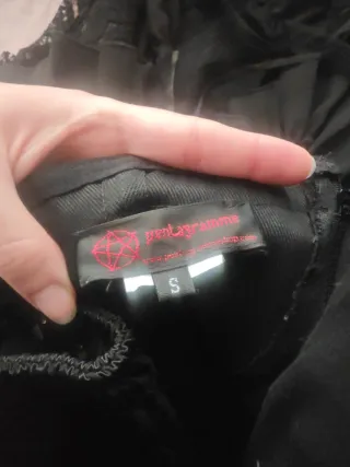 Vestido gótico negro