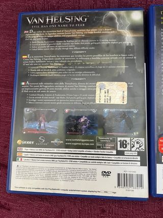 Lote 2 Giochi PS2 Van Helsing e Underworld
