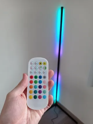 Lámpara de esquina LED multicolor