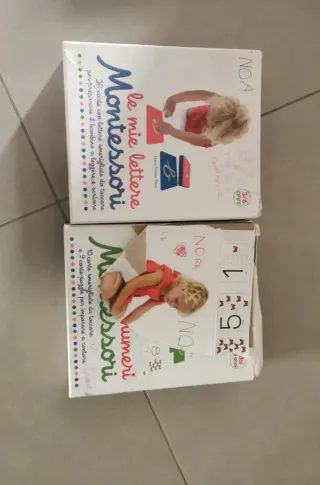 Schede Montessori Lettere e Numeri