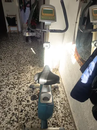 Bicicleta Estática Azul