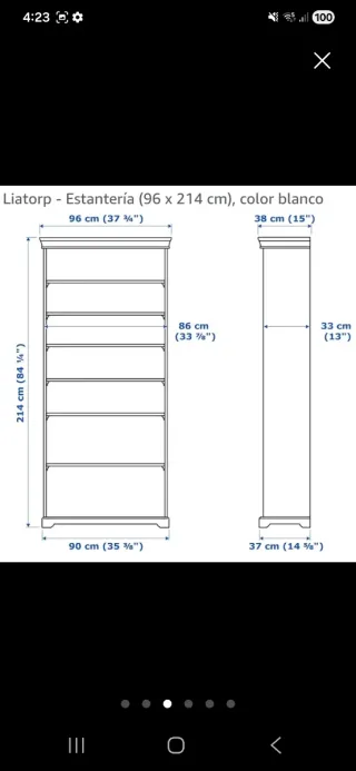 Estantería Liatorp Ikea