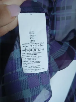 Completo gonna e camicia a quadri