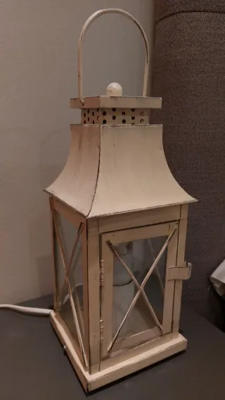 Juego 2 Lámparas Dormitorio. Tamaño 12x12x29 cm