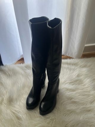 Botas Zara Plataforma Negras