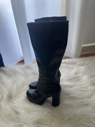 Botas Zara Plataforma Negras