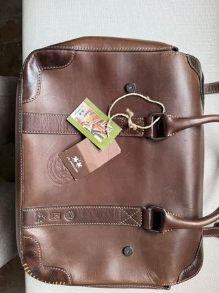 Maletín La Martina Marrón Piel