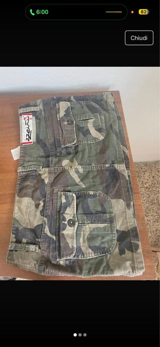 Pantaloncini Playlife camouflage taglia 46