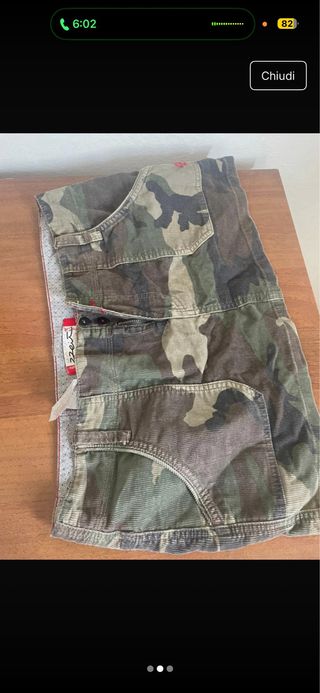 Pantaloncini Playlife camouflage taglia 46