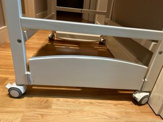 Minicuna colecho madera blanca