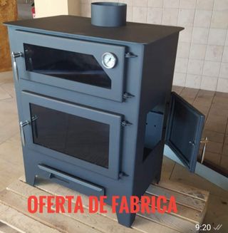 Estufa de leña con horno OFERTA