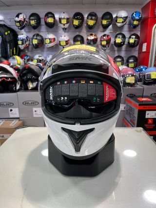 Casco Integral SMK Typhoon Blanco Brillo