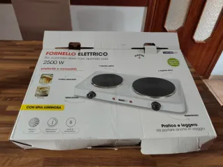 Fornello Elettrico Dicrolux 2 Piastre