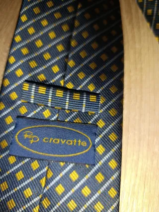 Cravatta RP cravatte blu e oro