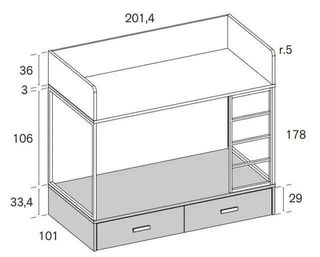 LITERA JUVENIL 90×190 RMBO