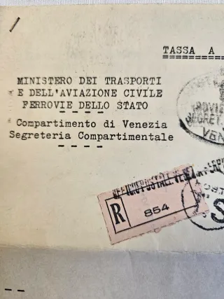 Documento 1969 + Francobolli