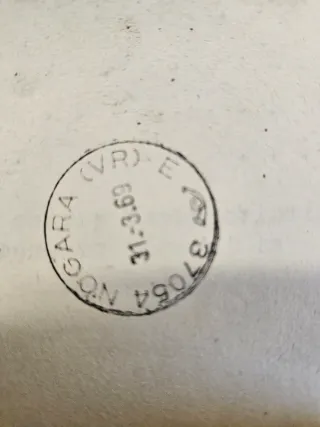 Documento 1969 + Francobolli