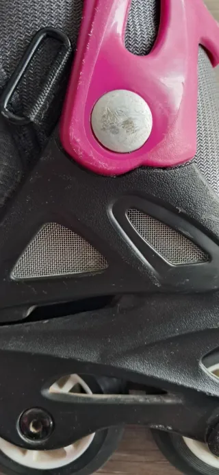 Patines en línea Rollerblade rosas y grises