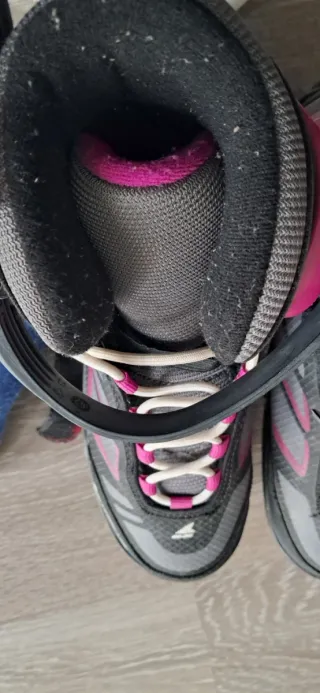 Patines en línea Rollerblade rosas y grises