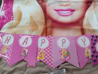 Cartel Cumpleaños Barbie