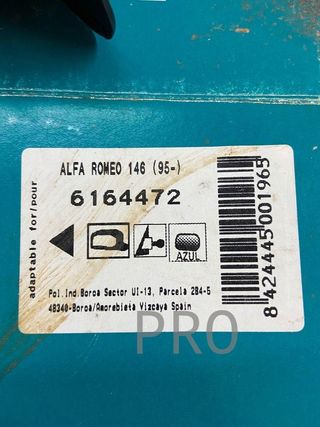 Alfa romeo 146 retrovisor izquierdo ref: 6164472