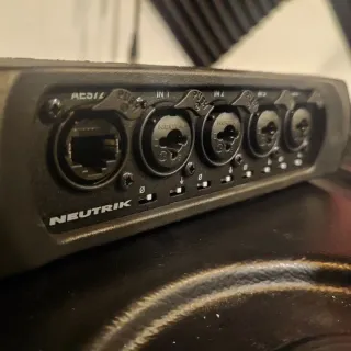 Cajetín Audio/DMX XLR a RJ45 4in/4out