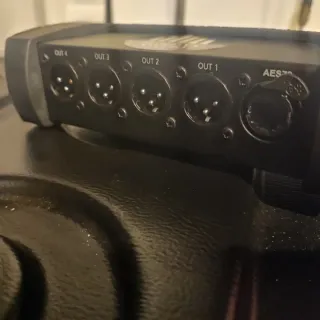 Cajetín Audio/DMX XLR a RJ45 4in/4out