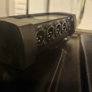 Cajetín Audio/DMX XLR a RJ45 4in/4out