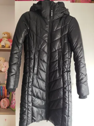 Chaqueta larga G-Star mujer negra