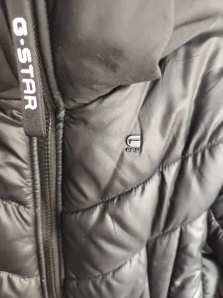 Chaqueta larga G-Star mujer negra