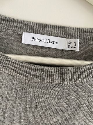Jersey Pedro del Hierro gris mujer