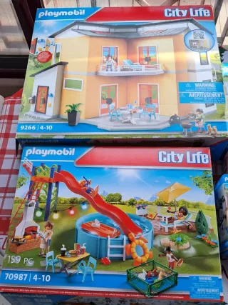 5 Cajas vacías Playmobil .