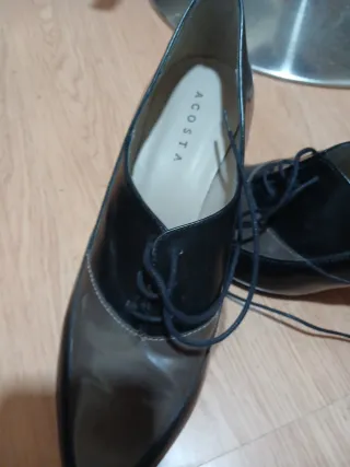 Tacones Acosta Negro y Gris