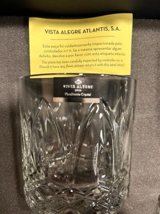 Juego Bar Vista Alegre Cristal