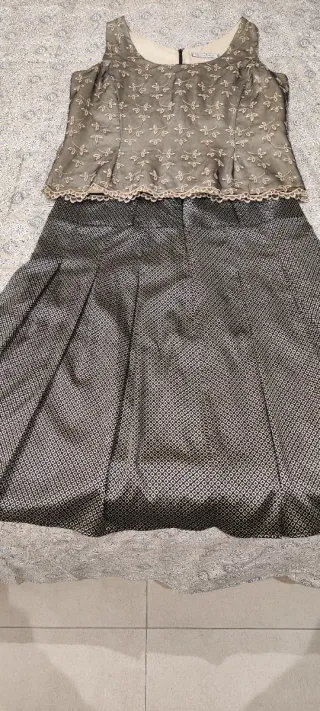 Falda y top fiesta mujer