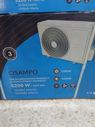 CISAMPO Aire Acondicionado Monosplit 5200W