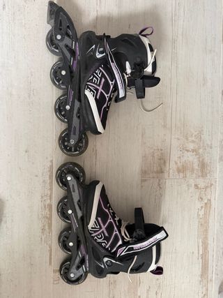 Patines en línea Rollerblade con protectores